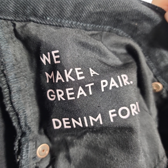 Aritzia| Denim Forum The Joni High Rise Loose Black Pants 29L. - Picture 15 of 16